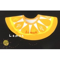 嬰兒旋轉水果造型口水肩 - Lemon